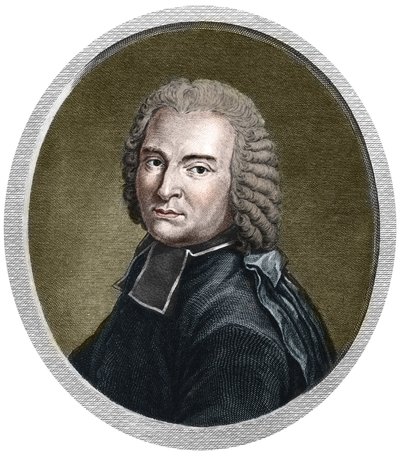 Portræt af Abbe Nicolas Louis de Lacaille, fransk astronom. af Artist Unknown