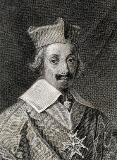 Portræt af kardinal Richelieu . af Artist Unknown