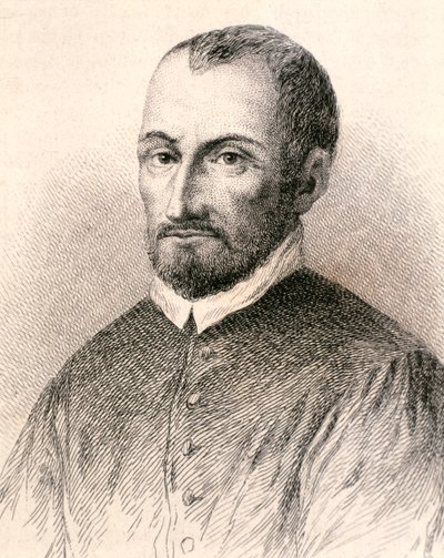 Portræt af Giovanni Palestrina (radering) af Artist Unknown