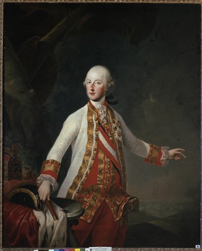 Portræt af Josef II af Habsburg (olie på lærred) af Artist Unknown