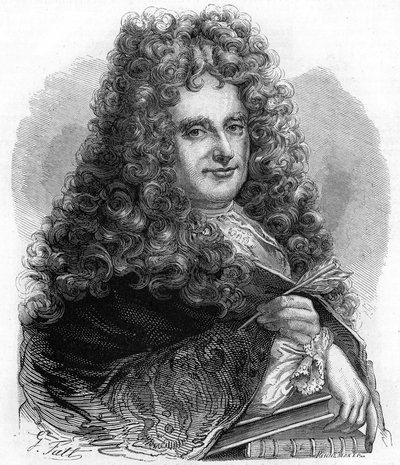 Portræt af Nicolas Boileau Despreaux (Boileau-Despreaux) (1636 - 1727) af Artist Unknown