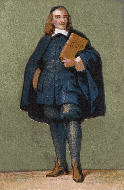 Portræt af Pierre Corneille, fransk dramatiker. af Artist Unknown
