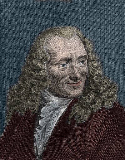 Portræt af Voltaire af Artist Unknown