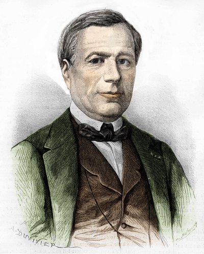 Portræt af Xavier MARMIER Forfatter, digter, rejsende, oversætter af nordisk litteratur. af Artist Unknown