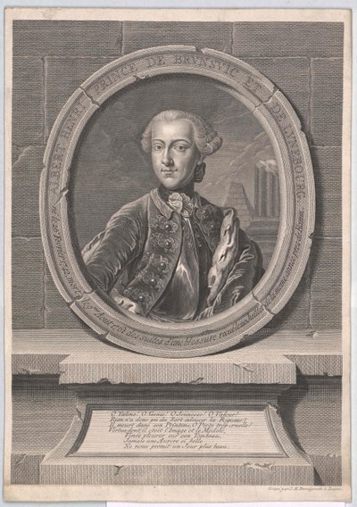 Prins af Braunschweig-Wolfenbüttel Albrecht Henry af Artist Unknown