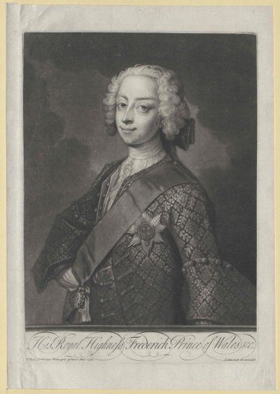 Prins af England Frederik Ludwig af Artist Unknown