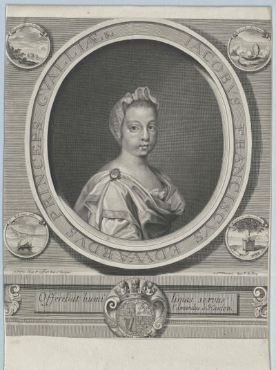 Prins af England Jakob Eduard af Artist Unknown