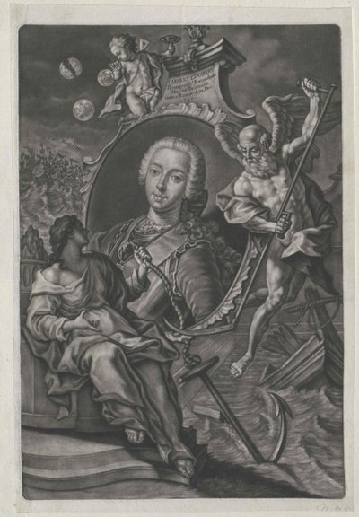 Prins af England Karl Eduard (tryk) af Artist Unknown