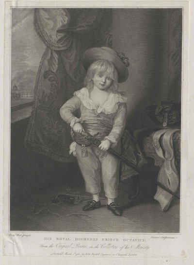 Prins af England Oktavius af Artist Unknown