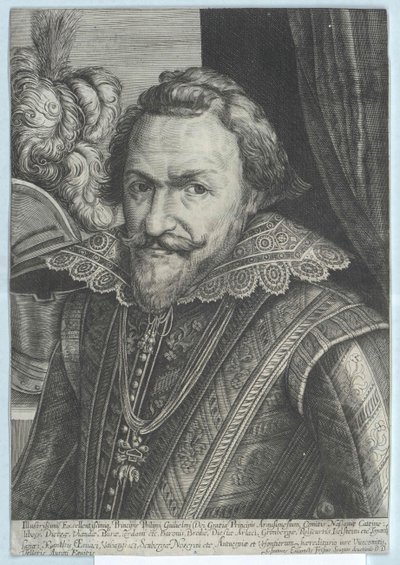 Prins af Oranien Philipp Wilhelm (print) af Artist Unknown