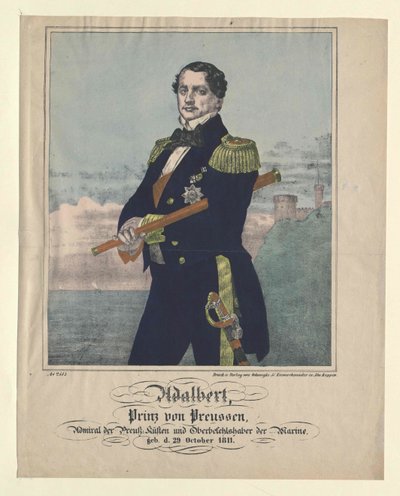 Prins af Preussen Adalbert af Artist Unknown