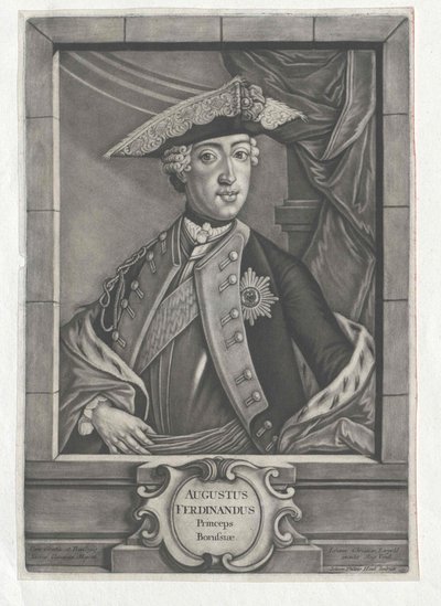 Prins af Preussen Ferdinand af Artist Unknown
