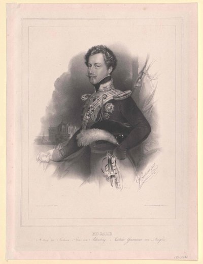 Prins af Sachsen Altenburg Eduard af Artist Unknown