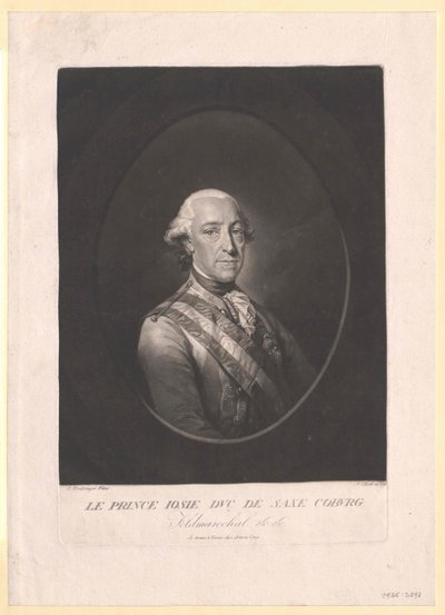 Prins af Sachsen Coburg-Saalfeld Frederic Josiah af Artist Unknown