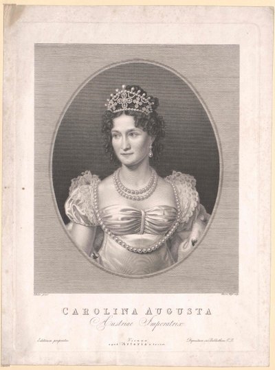 Prinsesse af Bayern (1792-1873) Caroline af Artist Unknown