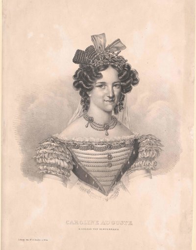 Prinsesse af Bayern (1792-1873) Caroline af Artist Unknown