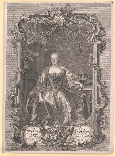 Prinsesse af Bayern Maria Josefa af Artist Unknown