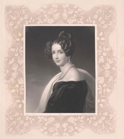 Prinsesse af Bayern Sophie (print) af Artist Unknown