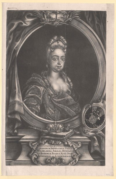 Prinsesse af Braunschweig-Lüneburg Wilhelmine Amalie af Artist Unknown