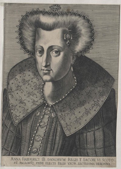 Prinsesse af Danmark Anna af Artist Unknown