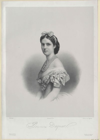Prinsesse af Danmark Dagmar af Artist Unknown