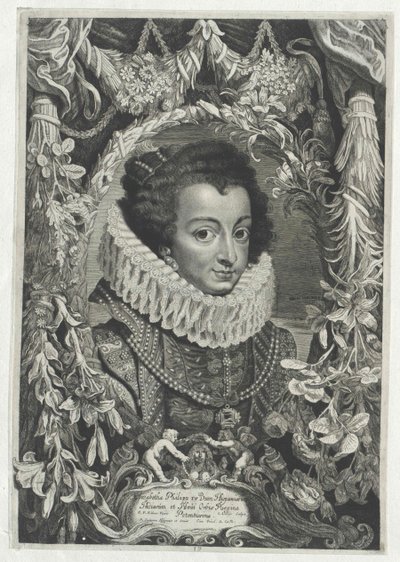 Prinsesse af Frankrig Elisabeth (print) af Artist Unknown