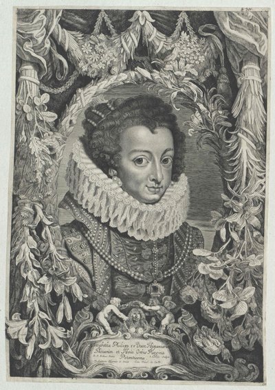 Prinsesse af Frankrig Elisabeth (print) af Artist Unknown