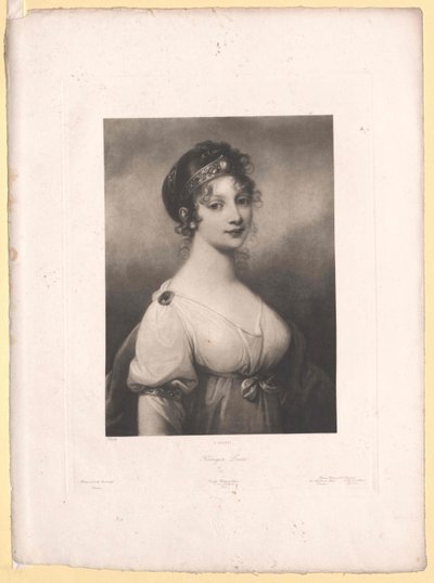 Prinsesse af Mecklenburg-Strelitz Louise af Artist Unknown