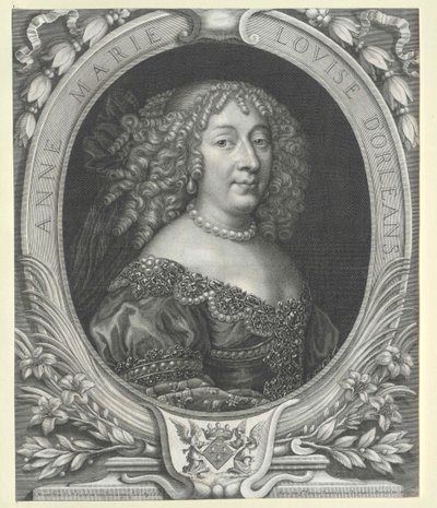 Prinsesse af Orl0061006es Anne Mary Louise (print) af Artist Unknown