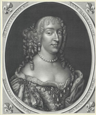 Prinsesse af Orl0061006es Anne Mary Louise (print) af Artist Unknown