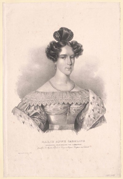 Prinsesse af Savoyen-Sardinien Maria Anna af Artist Unknown