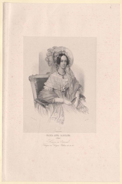 Prinsesse af Savoyen-Sardinien Maria Anna af Artist Unknown