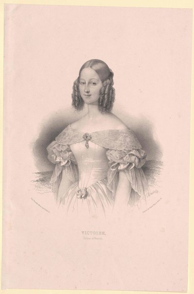 Prinsesse af Sachsen-Coburg-Gotha Victoria af Artist Unknown