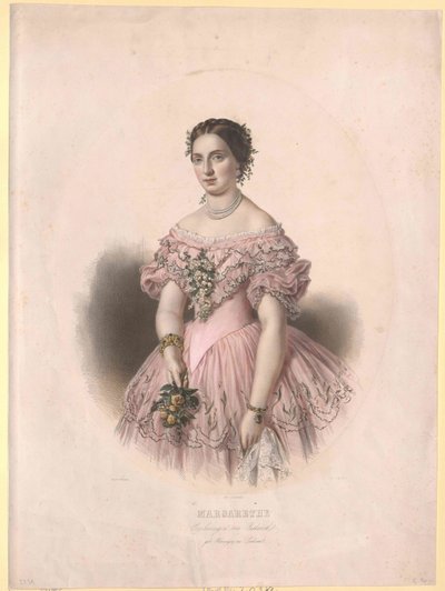 Prinsesse af Sachsen Margaret af Artist Unknown