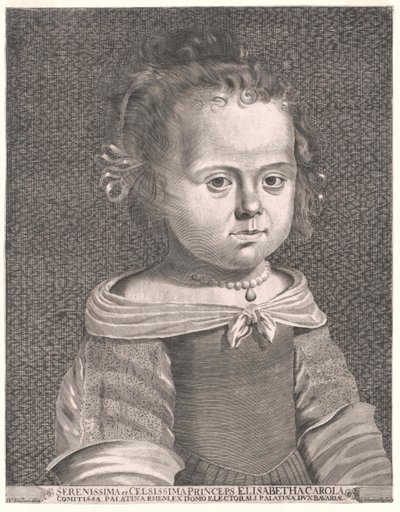 Prinsesse af slottet Elisabeth Charlotte af Artist Unknown