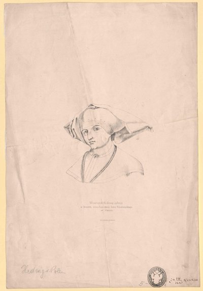 Dronning af Polen Jadwiga af Artist Unknown
