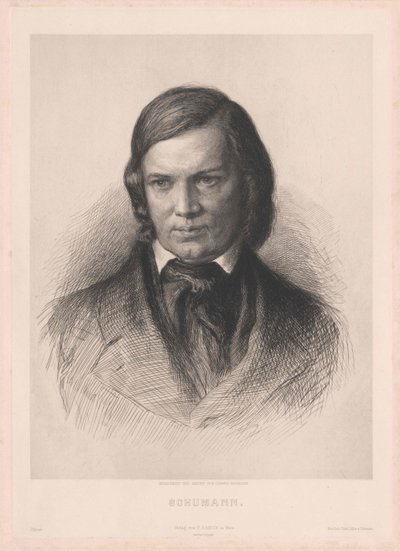 Robert Schumann af Artist Unknown