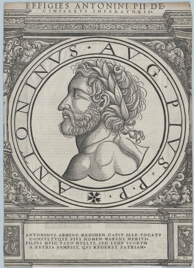 Den romerske kejser Antoninus Pius af Artist Unknown