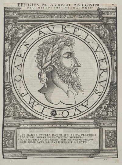 Den romerske kejser Mark Aurelius af Artist Unknown