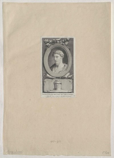 Den romerske kejser Mark Aurelius af Artist Unknown