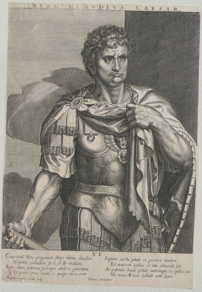 Den romerske kejser Nero af Artist Unknown