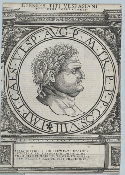 Den romerske kejser Titus af Artist Unknown