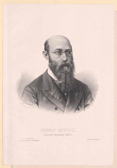 Rudolf Auspitz (tryk) af Artist Unknown