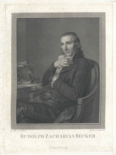 Rudolf Zachariah Becker af Artist Unknown