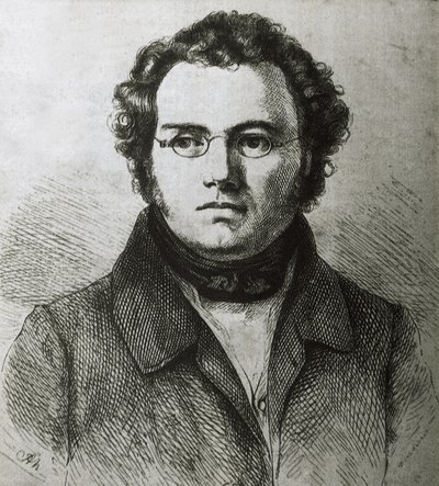 SCHUBERT, Franz (1797-1828). Østrigsk romantisk komponist. Ætsning. af Artist Unknown