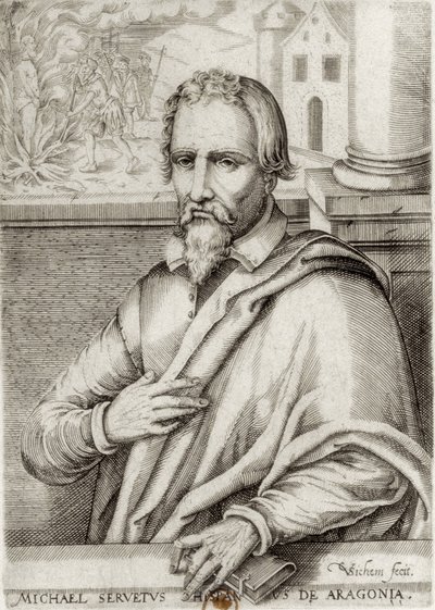 SERVET, Miguel (1511-1553). Spansk læge og teolog. Xylografi. FRANKRIG. ILE-DE-FRANCE. Paris. Nationalbiblioteket af Artist Unknown