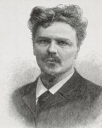 STRINDBERG, August (1849-1912). Portræt af August Strindberg. Gravering. af Artist Unknown