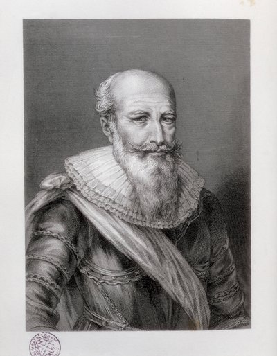 SULLY, Maximilian af Bethune, hertug af (1560-1641). Engelsk statsmand. Ætsning. SPANIEN. CATALONIEN. Barcelona. Biblioteca de Catalunya (Cataloniens nationalbibliotek) af Artist Unknown