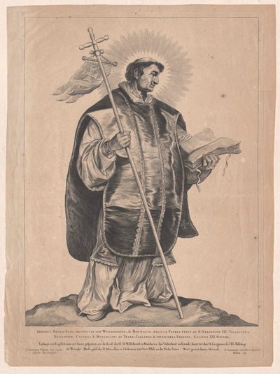 Sankt Lebuin af Deventer af Artist Unknown