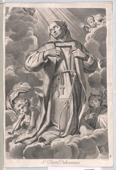 Sankt Peter af Alcantara af Artist Unknown